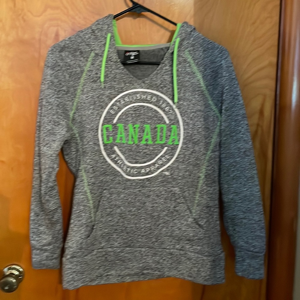 Long sleeve hooded sweatshirt